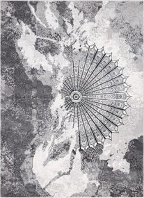 Koberec ALLURE 5715 svetlosivý / biely