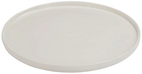 Biely porcelánový plytký tanier Ruby L - Ø 31*1,6 cm