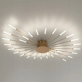Stropná Lampa Luster Zlatá Led Lampa