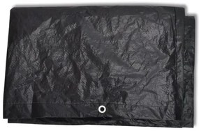 Prikrývka na záhradný nábytok polyratanový set pre 8 osôb 229 x 113 cm-