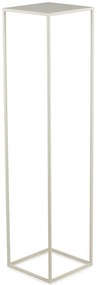 STOJAN NA KVETINÁČ SIMPLE 100X24X24 CM KRÉMOVÁ