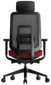 Kancelárska ergonomická stolička K42 — sieť, látka, čierna / viac farieb Zelená