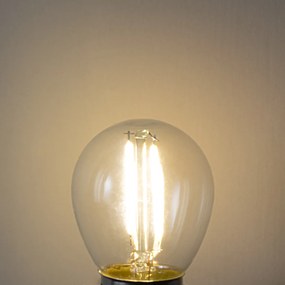 Sada 5 stmievateľných LED žiaroviek E27 P45 z číreho skla 3W 250 lm 3000K