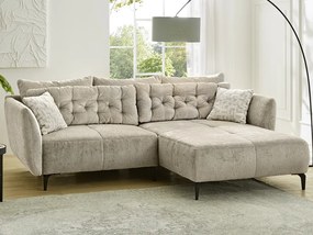 Rohová sedacia súprava Salo, béžová látka