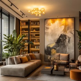 Brilagi - LED Prisadený luster MILLA 10xG9/3W/230V zlatá