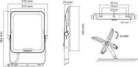 Philips - LED reflektor LEDINAIRE ALL-IN LED/30W/230V 3000/4000/6500K IP65