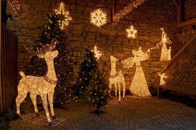 DECOLED Svetelná reťaz LED ELSLN, 40 m, 200 teplých bielych LED diód, IP44