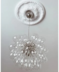 ByRydens 4200440-7002 - Luster na lanku GROSS 8xG9/4W/230V číra