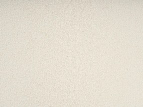Leňoška s buklé čalúnením pravostranná biela RIOM Beliani