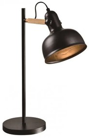 Candellux Čierna stolová lampa Reno pre žiarovku 1x E27 41-80066