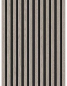 Mexen Lam-B, akustické stenové lamely 275 × 30 cm, HDF doska 4 mm, technická dyha, dub popolavý, S100-275307-3015-005