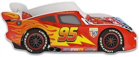 DO Posteľ auto Mcqueen Bieločervené