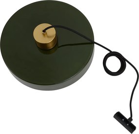 Retro závesná lampa mosadzná so zelenou pre 1-fázový koľajnicový systém - Iconic Jina