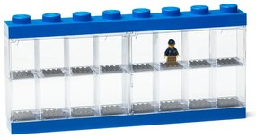 Modrá zberateľská skrinka na 16 minifigúrok LEGO®