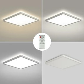 Brilagi - LED Stmieva­teľné svietidlo ULTRA SLIM LED/18W/230V 30x30 cm biela + diaľkový ovládač