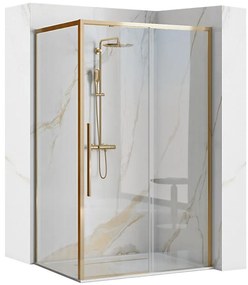 Sprchový kút Solar Rea K4900 90x90x195 gold