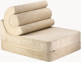 Ručne vyrobená detská menčestrová skladacia stolička Flipster