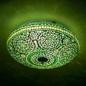 Orientálna stropnica mosaic Melon GREEN Ø38
