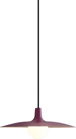 Retro závesná lampa fialová pre koľajnicový systém 1-fázový - Slimline Panzi