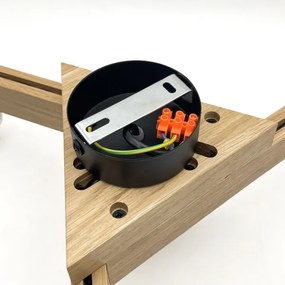 Brilagi - LED  Prisadený luster ANTHONY 3xE14/40W/230V dub/béžová