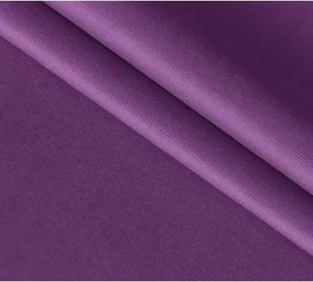 Kreslo Picolo s podnožkou, fialová / prírodná (ART 14861)