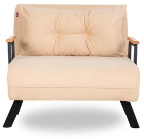 Rozkladacie kreslo Sando 60 cm krémové