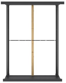 Sivá dvojlôžková posteľ 140x200 cm Paris – Tvilum