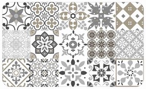 Biely koberec z PVC 45x75 cm Salou – douceur d'intérieur