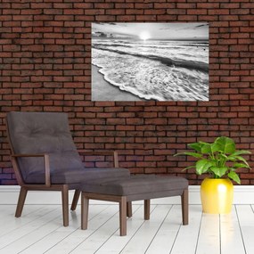 Obraz - Západ slnka pri mori (90x60 cm)