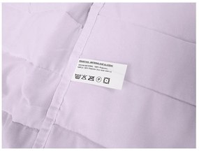 Letný paplón prešívaný 140x200 cm s obliečkou na vankúš SUMMER 45x75 cm, fialový