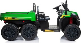 LEAN CARS Batériové vozidlo A730-2 Zelená a čierna 24V