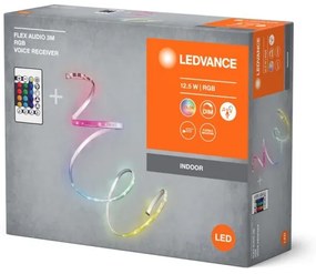 Ledvance - LED RGB Stmievateľný pásik FLEX AUDIO 3m LED/12,5W/230V + DO