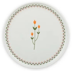 24-dielna pestrofarebná jedálenská súprava z porcelánu