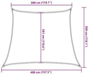 Tieniaca plachta 160 g/m² béžová 3/4x3 m HDPE