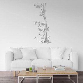 Veselá Stena Samolepka Bambus Farba: šedá, Veľkosť: 45 x 97 cm