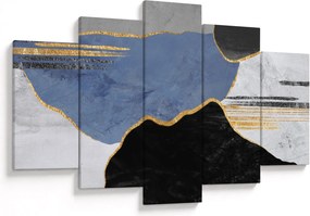 Obraz - Textúrované tvary (150x105 cm)