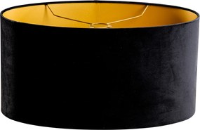 Zamatový tienidlo čierny oválny 50/33/25