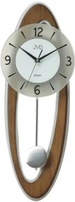 Netikajúce drevené kyvadlové hodiny JVD NS18053 s tichým chodom (60 cm)