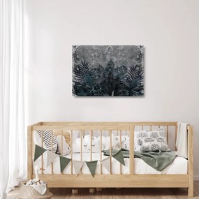 Sklenený obraz - Palmové listy (70x50 cm)
