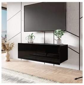 Nástenná skrinka CALABRINI 34x105 cm čierna