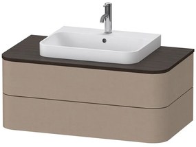 DURAVIT Happy D.2 Plus závesná skrinka pod umývadlo pod dosku, 2 zásuvky, 1000 x 550 x 408 mm, plátno, HP497107575