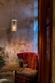 Toolight Toolight, závesné svietidlo 1xE27, APP1810-1CP, šedá matná-čierna, OSW-00660