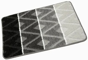 Sada kúpeľňových koberčekov PALMA sivá, kosoštvorce