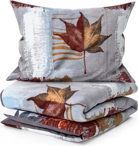 Obojstranné obliečky DUO SENSE AUTUMIA vzorované + obliečka na vankúšik 40x50 cm ZDARMA Rozmer obliečky: 70 x 90 cm | 140 x 200 cm