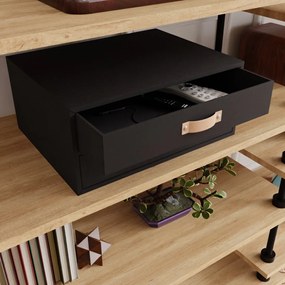 Kancelársky organizér BIRGER zo 100% recyklovateľného papiera, čierny