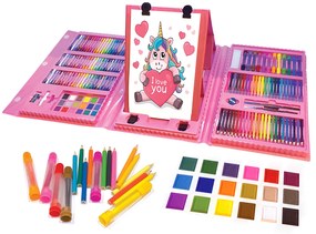 Bestent Ružová sada na maľovanie pre deti 176ks KID ART