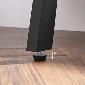 Príručný stolík, nočný stolík s otvorenou priehradkou, rustikálny hnedý