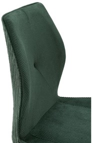 Zelené menčestrové jedálenské stoličky v súprave 2 ks Adaya – Marckeric