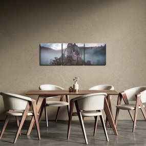 Obraz - Eltz Castle, Nemecko (s hodinami) (90x30 cm)