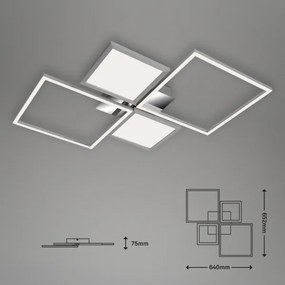 Briloner 3530-018 - LED Stmievateľný prisadený luster FRAME LED/40W/230V + DO